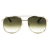 Victoria Beckham Vb233S 714 Gold/Smoke Gradient Sunglasses Female One Size